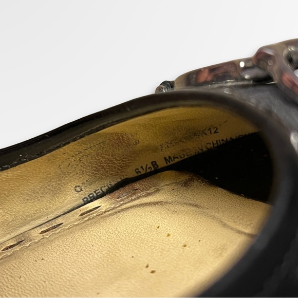 Coach Monogram Peep Toe Wedges - Picture 4 of 4